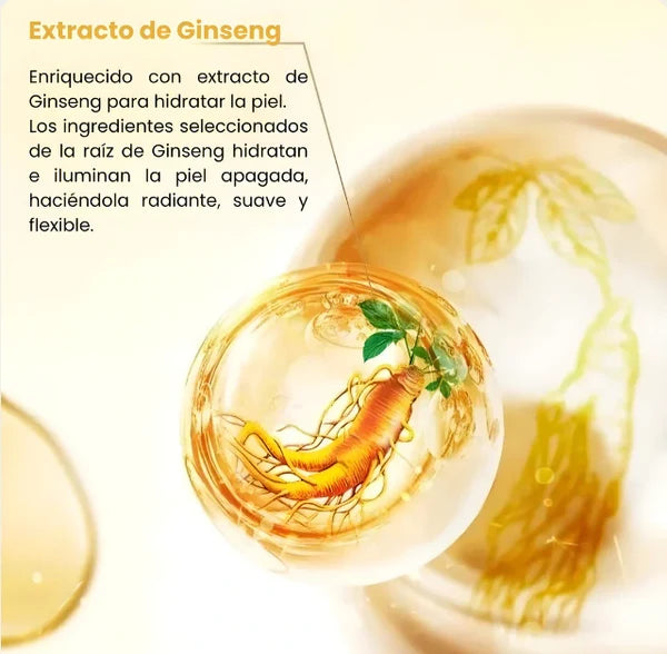 Ginseng Dia y Noche® Serum 100% Natural Rejuvenecedor Hidratante+REGALO
