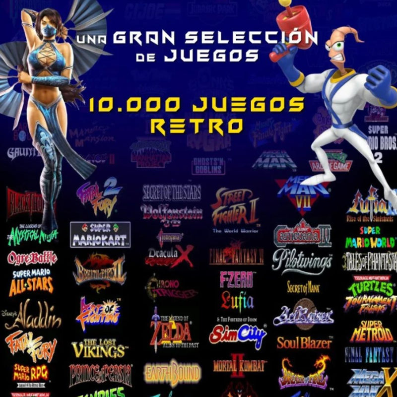 Consola Retro M8 Pro™ – con 10,000 Juegos Clásicos🎮🕹️