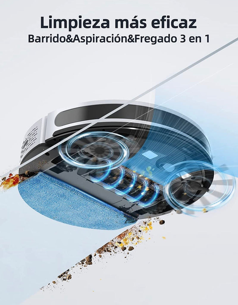 Aspirador Robot Inteligente 3 en 1