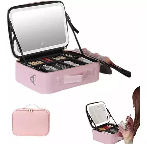 neceser cosmetiquera profesional con led